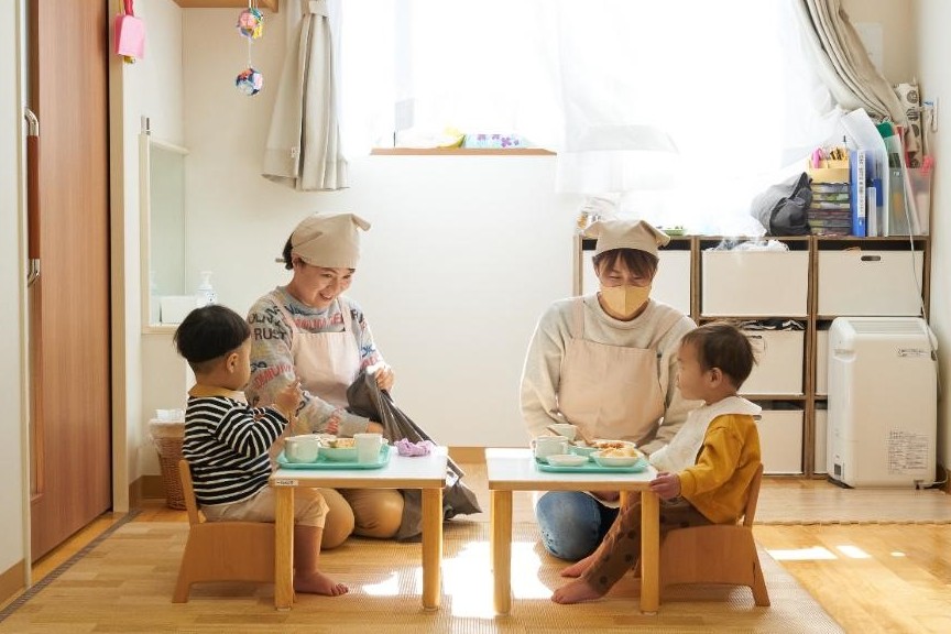 画像：一時保育のご利用までの流れ